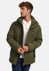 Indicode Winterjacke INOlime Dunkelgrün/Khaki