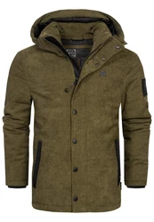 Indicode Winterjacke INOlime Dunkelgrün/Khaki