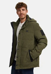 Indicode Winterjacke INOlime Dunkelgrün/Khaki