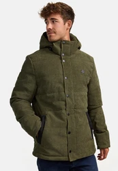 Indicode Winterjacke INOlime Dunkelgrün/Khaki