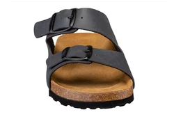 Lico Pantolette Bioline Man Schwarz/Beige