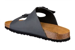 Lico Pantolette Bioline Man Schwarz/Beige
