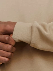 JACK & JONES Sweatshirt JJEBradley Khaki/Beige/Braun