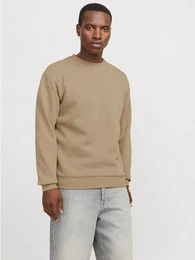 Sweatshirt JJEBRADLEY SWEAT CREW NOOS mit Rippbndchen
