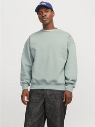 JACK & JONES Sweatshirt JJEUrban Edge Hellblau/Grün/Blau/Hellgrün/Grau