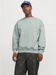 JACK & JONES Sweatshirt JJEUrban Edge Hellblau/Grün/Blau/Hellgrün/Grau