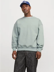JACK & JONES Sweatshirt JJEUrban Edge Hellblau/Grün/Blau/Hellgrün/Grau