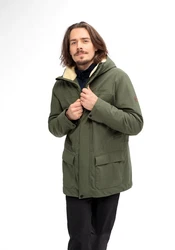 Maier Sports 3-in-1-Funktionsjacke SENNE Dunkelgrün/Grün/Khaki/Braun