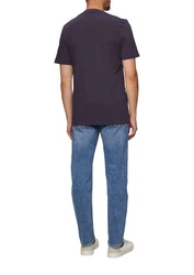 s.Oliver Kurzarmshirt Printshirt Dunkelblau/Fliederfarben/Lila/Dunkelrot