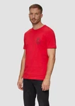 s.Oliver Kurzarmshirt mit Frontprint Artwork Rot