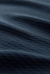 Next Poloshirt Strukturiertes Polo-Shirt Dunkelblau/Blau