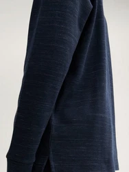 TOM TAILOR Kurzarmshirt Henley-Shirt Regular Fit Dunkelblau/Hellblau