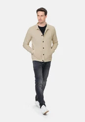 Key Largo Sweatjacke MSW KLSTEVE Beige/Khaki