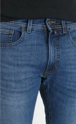Pierre Cardin 5-Pocket Jeans Lyon Tapered Dunkelblau/Hellblau/Blau/Lila
