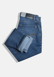 Pierre Cardin 5-Pocket Jeans Lyon Tapered Dunkelblau/Hellblau/Blau/Lila