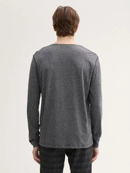 TOM TAILOR DENIM Shirt Dunkelgrau/Hellgrau/Grau