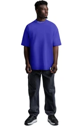 Reichstadt Oversize-Shirt Casual Kurzarm T-shirt (23RS041) Lila (23RS041)