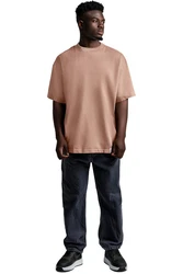 Reichstadt Oversize-Shirt Casual Kurzarm T-shirt (23RS041) Warm Braun (23RS041)
