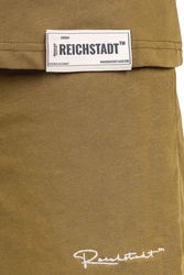 Reichstadt Oversize-Shirt Casual Kurzarm T-shirt (23RS041) Kaki (23RS041)