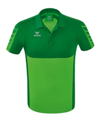 Erima T-Shirt Poloshirt Six Wings Grün/Neonfarben/Türkis