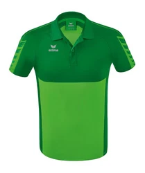 Erima T-Shirt Poloshirt Six Wings Grün/Neonfarben/Türkis