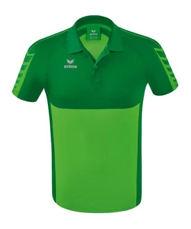 Erima T-Shirt Poloshirt Six Wings Grün/Neonfarben/Türkis