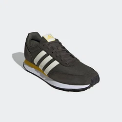 adidas Run 60s 3.0 Leather Shoes Hellgrau/Braun/Dunkelbraun/Dunkelgrün/Grau/Dunkelgrau