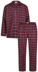 Phil & Co. Schlafanzug Casual (Set, 2-teilig) Herren Pyjama Dunkelrot/Rot