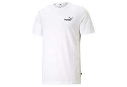 PUMA T-Shirt Essentials Small Logo T-Shirt Herren Weiß/Creme