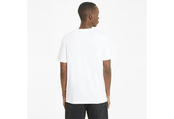 PUMA T-Shirt Essentials Small Logo T-Shirt Herren Weiß/Creme