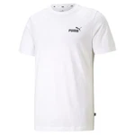 PUMA T-Shirt Essentials Small Logo T-Shirt Herren Weiß/Creme