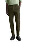 Marc O'Polo Chinohose Khaki/Dunkelgrün