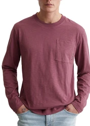 Marc O'Polo Langarmshirt Dunkelrot/Lila/Rot/Bordeaux