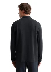 Marc O'Polo Langarm-Poloshirt Dunkelgrau/Grau/Rot/Hellblau/Khaki/Dunkelblau
