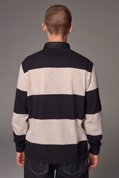 Next Rugbyshirt  Braun/Dunkelgrün/Dunkelbraun/Khaki/Beige