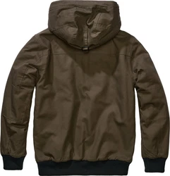 Brandit Winterjacke Essential Jacket Dunkelgrün/Khaki/Braun