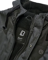 Brandit Winterjacke Essential Jacket Grau/Dunkelgrün/Dunkelgrau/Khaki/Braun