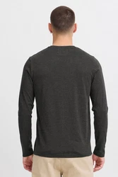 Indicode Longsleeve IDPhillo Dunkelgrau/Grau/Khaki/Dunkelgrün