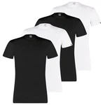 PUMA T-Shirt Basic mit Markenlabel Schwarz/Weiß