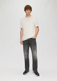 Stoffhose Jeans Pete / Regular Fit / Mid Rise / Straight Leg