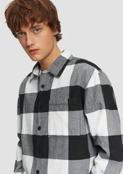 QS Langarmhemd Relaxed Fit Braun/Hellblau/Weiß/Rot/Hellgrau/Schwarz