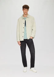 s.Oliver Kurzarmshirt Crew-Neck-Shirt Frontprint Grün/Hellblau/Hellgrün/Türkis/Blau