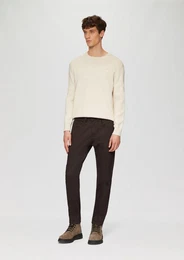 Stoffhose Regular Fit: Softe Hose aus Baumwollstretch