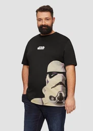 Kurzarmshirt T-Shirt mit Star Wars Print Artwork