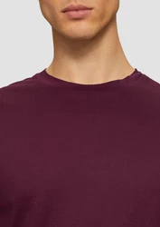 s.Oliver BLACK LABEL Kurzarmshirt Jerseyshirt im Slim Fit schwarz