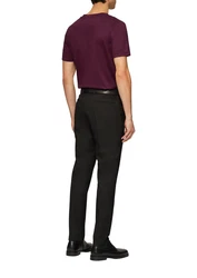 s.Oliver BLACK LABEL Kurzarmshirt Jerseyshirt im Slim Fit schwarz