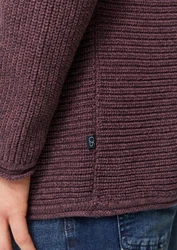 QS Strickpullover Dunkelrot/Bordeaux/Rosa/Lila