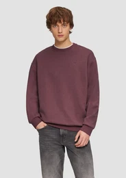 Sweatshirt Sweatshirt mit Logostickerei Stickerei