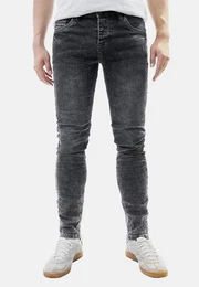Regular-fit-Jeans Denim Jeans mit Kontrastnhten und Stretch 8203 in Grau
