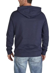 MUSTANG Kapuzenpullover Printed Hoodie Bennet Regular Fit Streetware Sweatshirt Dunkelblau/Lila/Blau